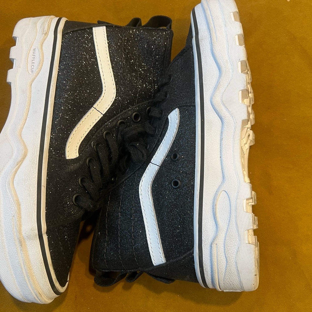 Kids Black and White Sneakers